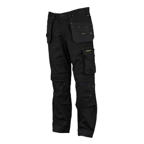 Dunlop (S, Black) Dunlop Mens Work Trousers 1