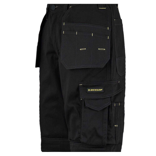 Dunlop (S, Black) Dunlop Mens Work Trousers 2