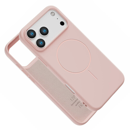 Magnetic Case For iPhone 17 Pro - Slimline Low Profile Shockproof Phone Case Pink 2