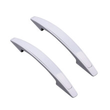 Lot de 2 poignées de porte de réfrigérateur de rechange, poignée longue en plastique solide pour réfrigérateurs commerciaux, installation fa