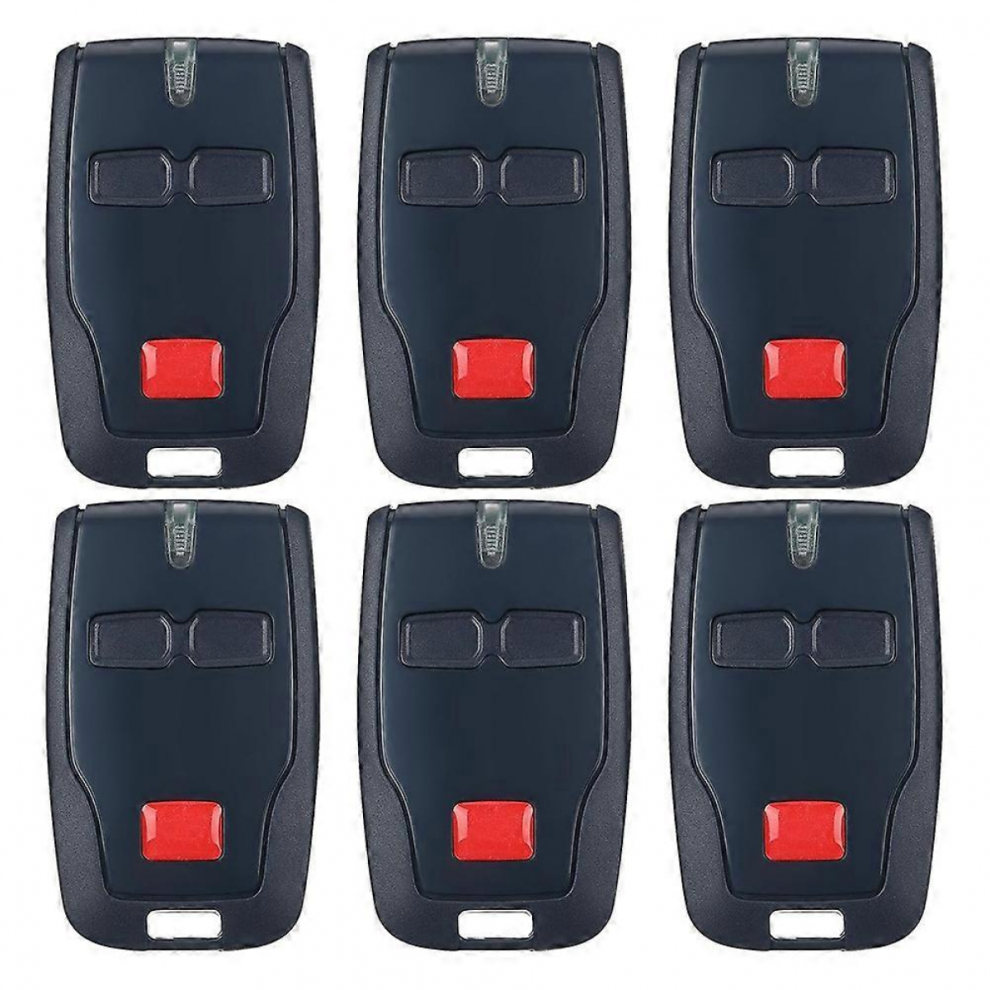 6 Pcs 2 Channel Gate Remote Control Transmitter 433 Mhz Compatible With Bft Mitto B Rcb02 R1 6083684961427