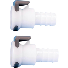 Vervangende luchtslang van 3/8 inch (ca. 1 cm) voor Sleep Number Bed F236, inclusief lekdichting (2 stuks).