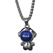 Astronaut hanger ketting voor mannen en vrouwen, ruimtethema ketting halsketting, sieraad, cadeau