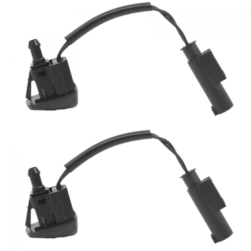 2X Windshield Heated Washer Sprayer Nozzle Jet Compatible with 5 Series E60 E61 2004-2010 525i 528i