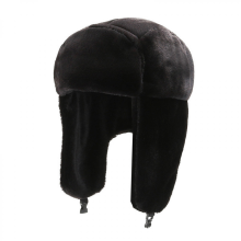 Gorro de invierno con orejeras para hombre y mujer, gorro cálido y cortavientos para montar a caballo al aire libre, forrado con suave forro