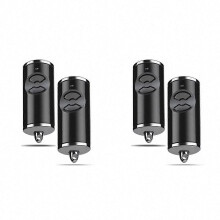 Set van 4 garagedeurafstandsbedieningen (868,3 MHz), compatibele vervangende afstandsbedieningen voor thuisgebruik.