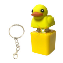 Porte-clés canard anti-stress, jouet sensoriel pour soulager l'anxiété, pendentif doux et moelleux pour sac et clés