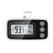 Termómetro digital para frigorífico y congelador, monitor de temperatura impermeable para refrigerador con pantalla clara.