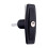 Clockwise Pop Up T Handle Lock, Black, with Weatherproof Gasket, Non-Threaded, Compatible with RV Toolbox 1
