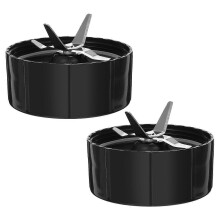 Set van 2 vervangende messen voor de 250W blender MB1001, duurzame roestvrijstalen snijbladen voor soepel mixen.