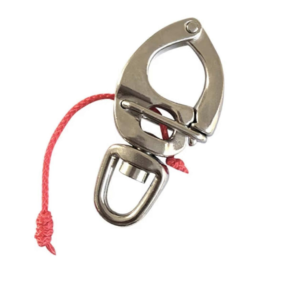 316 Stainless Steel Quick Release Boat Snap Shackle With Small Swivel Eye For Yacht, Truck, Car And Rv 6083684965562