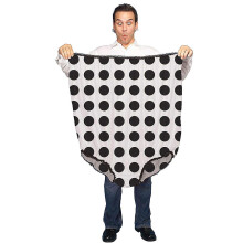 Extra grote rode grappige slipjes voor vrouwen, comfortabele en originele Big Momma onderbroeken