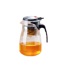 Theepot van 900 ml met afneembaar theezeefje en theekopje, hittebestendig glas, geschikt voor thuisgebruik.