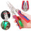 13-in-1 Foldable Electrician Pliers with Voltage Tester, Multi-Function Wire Stripper for Cutting, Crimping and Pulling Repair Tasks 1