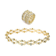 2-in-1 ausziehbares Ringarmband mit magischem, dehnbarem Twist-Design, faltbar, bequem und leicht zu tragen