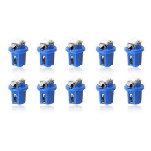 10 Stück T5 B8 5D 5050 SMD LED Innenraumbeleuchtung 12 V für Armaturenbrett, Mittelkonsole, Schalthebel und A/C-Bedienfeld, Autozubehör