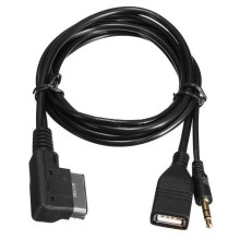 Compatibele USB-conversiekabel voor auto-audio voor A1 A3 A4L A5 A6L A8 Q3 Q5 TT met interfacebox