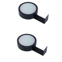 Wall-Mounted Wireless Picture Light with Remote Control, Dimmable Battery Operated, Adjustable 13-Color RGB Painting Light