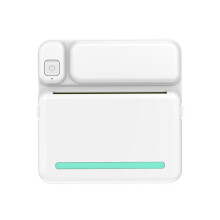 Tragbarer Thermodrucker 57 mm Mini Drahtloser Kassendrucker für Handy und Fotos, kompatibel mit Android und iOS