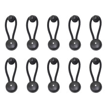 Fastener Bungee Shock Cord Cover Clip Bungee Loop with Knob for Outdoor Gear and Secure Attachment