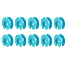 10 Pack Silicone Clothes Hanger Hook Spacers Windproof Anti Slip Accessories