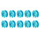 10 Pack Silicone Clothes Hanger Hook Spacers Windproof Anti Slip Accessories 1