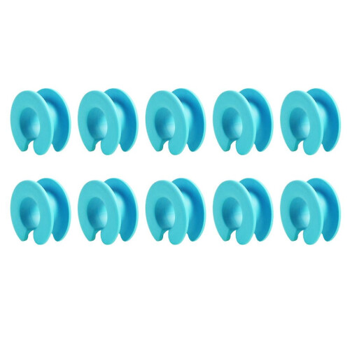 10 Pack Silicone Clothes Hanger Hook Spacers Windproof Anti Slip Accessories