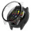 Smart Watch PC Case with Tempered Glass Screen Protector, Transparent Protective Cover for Compatibleerunner 265 1