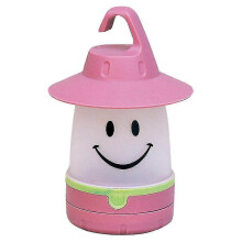 Smile LED Camping Lantern, Portable Night Light for Kids, Battery Powered, Warm White Glow