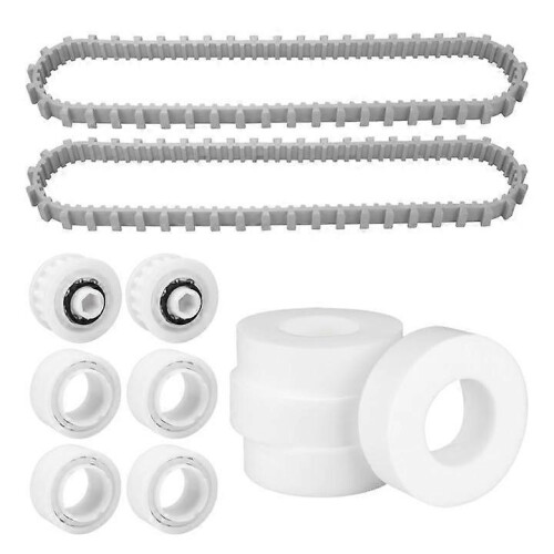 Pool Cleaner Accessories Replacement Climbing Ring, Timing Track and Guide Wheels Combo Kit for Dolphin Nautilus CC Plus