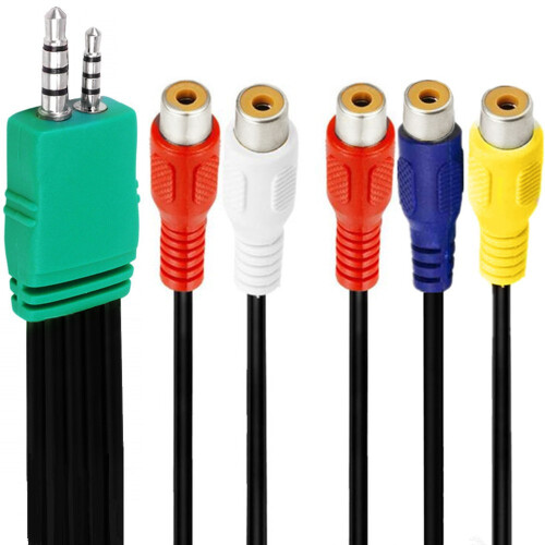 Συμβατό καλώδιο προσαρμογέα βίντεο AV component ήχου για τηλεόραση LED Samsung BN39-01154W BN3901154 2
