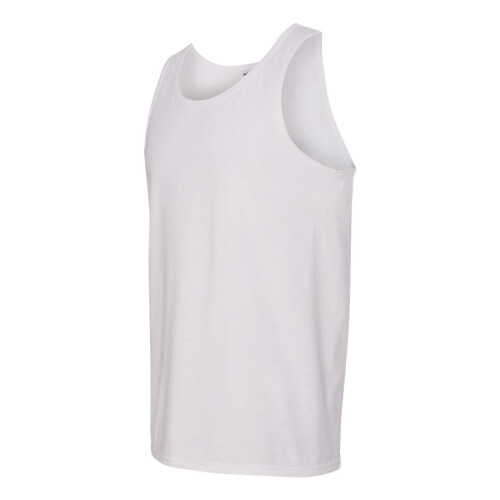 Gildan (M, White) Gildan Heavy Cotton Tank Top 2