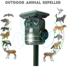 Ultrasonic Solar Deer Repeller - 5 Adjustable Modes - Get Rid Of Deer In 48 Hours -DGZD 25-26
