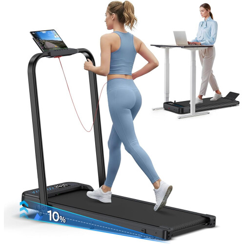 Walking Pad with Handle Bar Folding Treadmills