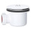Cache-bonde chromé de rechange pour receveur de douche, 90 mm/115 mm 2