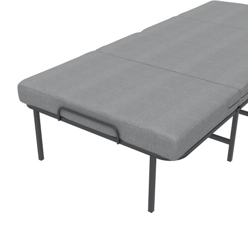 97cm Folding Bed with 6cm Memory Foam Mattress 1