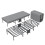 97cm Folding Bed with 6cm Memory Foam Mattress 8