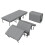 97cm Folding Bed with 6cm Memory Foam Mattress 9