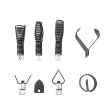 8-teiliger Rohrreinigungsaufsatz für Bohrmaschinen, Cutter- und Spiralbohrer-Set, Rohrreiniger mit Schnellkupplung für verstopfte Abflüsse