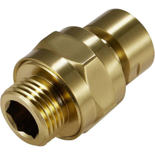 Solid Brass Shower Head Swivel Adapter, Adjustable Shower Arm Extension for Bathroom Use 1