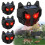 4 Pack Solar Animal Repeller Deer Deterrent with Red Lights Waterproof Outdoor Predator Control 1