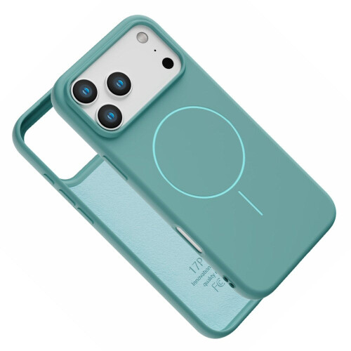 Magnetic Case For iPhone 17 Pro Max- Slimline Low Profile Shockproof Phone Case Green 2