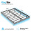 Grey Floating King Bed Frame with LED Lights 3
