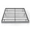 Grey Floating King Bed Frame with LED Lights 5
