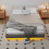 Grey Floating King Bed Frame with LED Lights 1