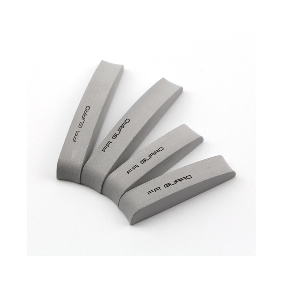 (Grey) 4Pcs Car Door Protector Guard Strip Scratch Protector Car Rubber Bumper Stickers Auto Door Edge Protection Car Decoration Grey 4017648541990