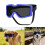 Lunettes de soleil pour chiens, résistantes aux rayures, avec-2 3