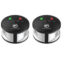 2X Riple Rodent Repeller, Ultrasonic Pest Repeller, Pressure Wave, Indoor for Mice, Rats, Spiders,3