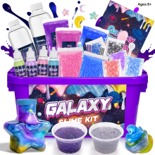 WOOTOY Slime Making Kit for Girls Boys Ages 6+, DIY craft kits Toys Girls Boys Gifts, Party Favors Gift Toys for Kids Slime Kit birthday gifts