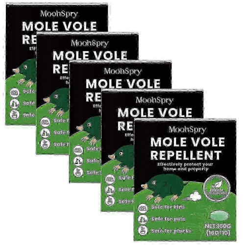 (5pcs) Outdoor mole repeller fast-acting for garden lawn w